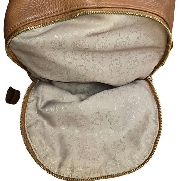 Michael Kors Rhea Medium Womens Girls Fashion Leather Backpack Bag Luggage - Picture 7 of 11